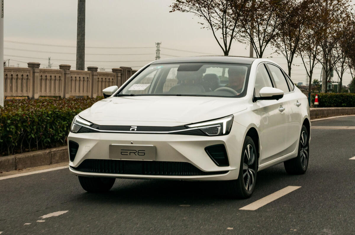 Roewe R ER6 2020 first drive review - hero front