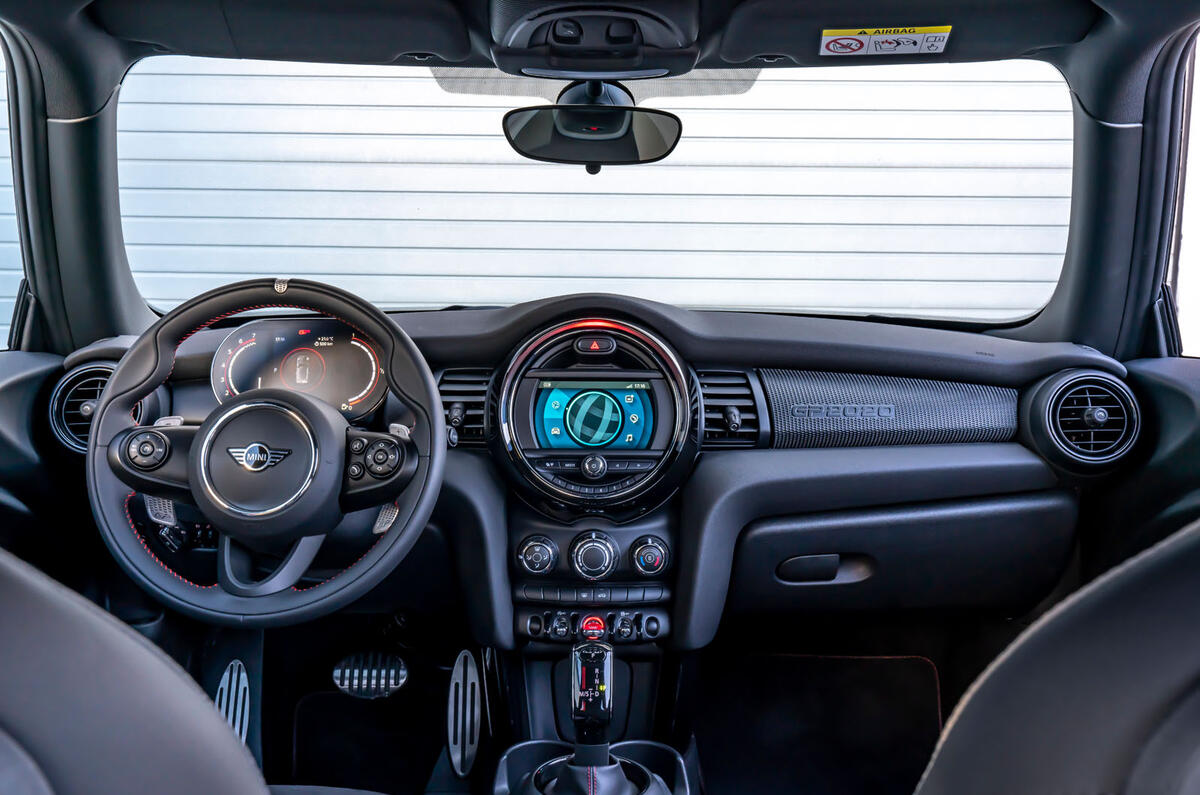 Mini JCW GP 2020 first drive review - cabin