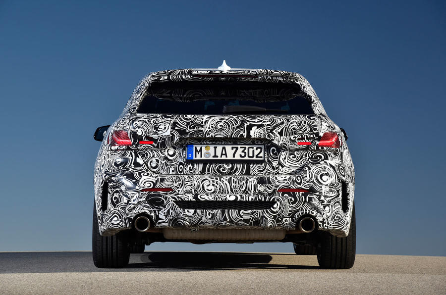 BMW 1 Series 2019 prototype drive - static back