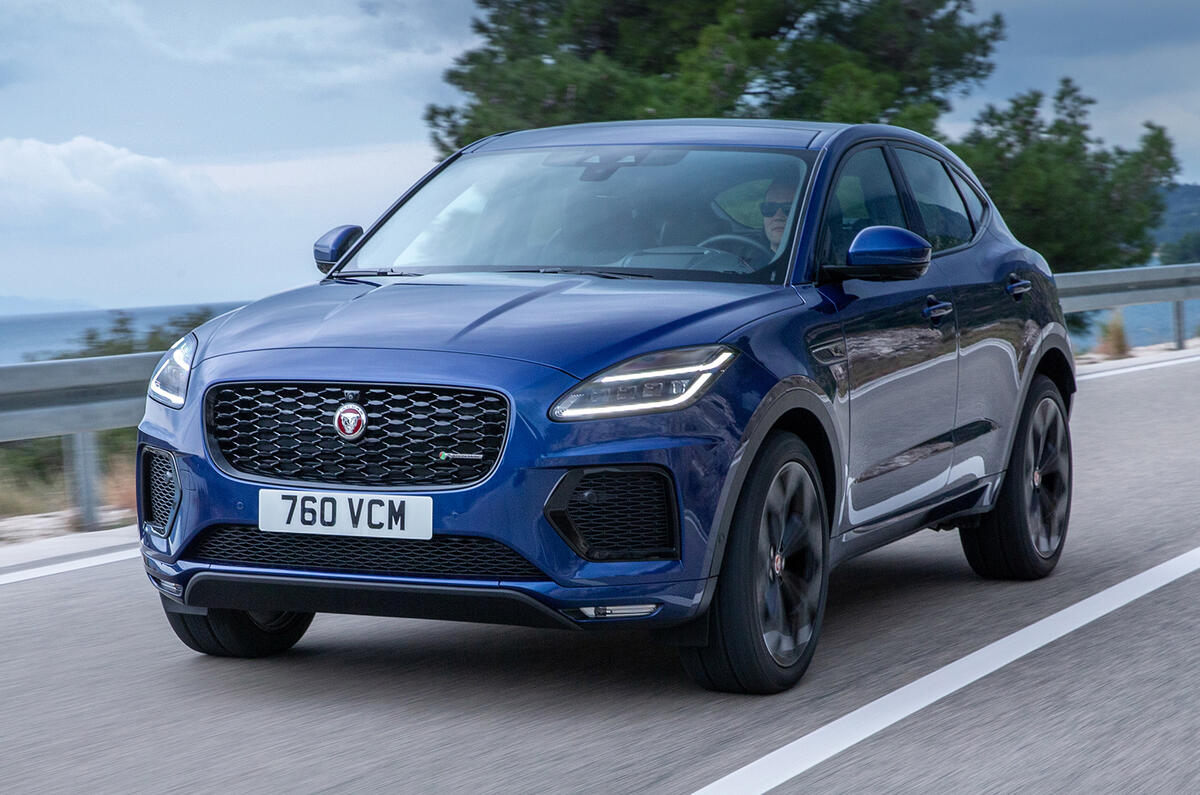 Jaguar E Pace Major Update Brings New Platform Phev Option Autocar