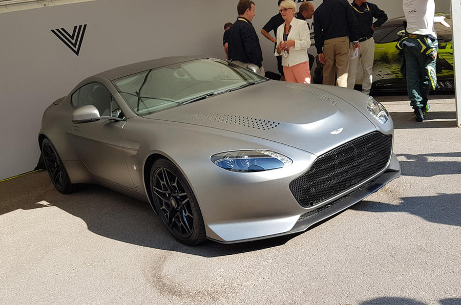 Limited Run Aston Martin V12 Vantage V600 Tackles Goodwood Hill Climb Autocar 1585