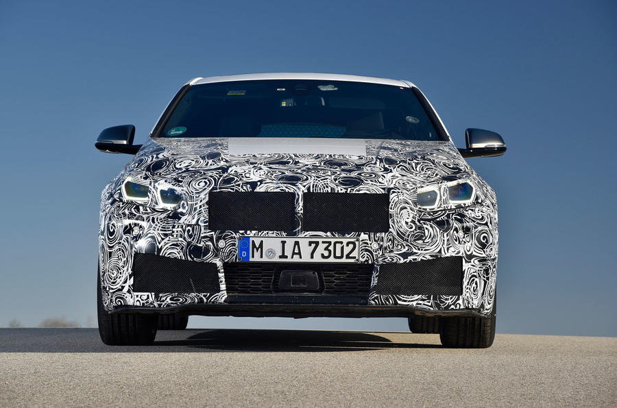 BMW 1 Series 2019 prototype drive - static nose