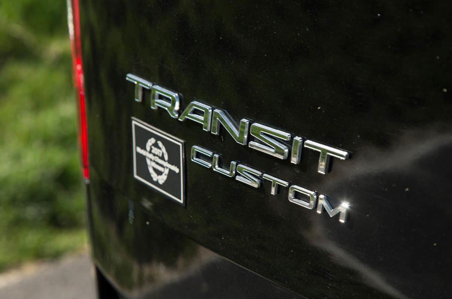 ford transit custom rear door badge