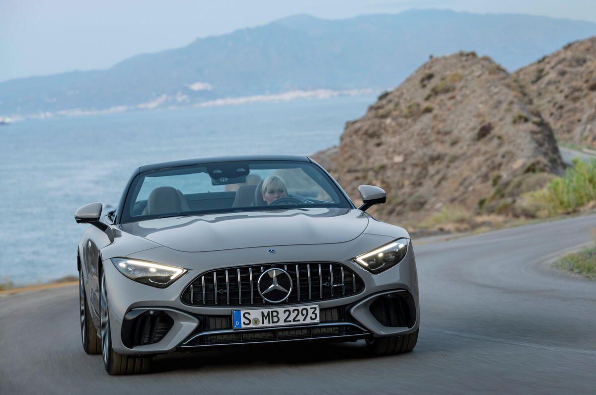 2022 Mercedes-AMG SL gets four seats, 4WD and 577bhp V8 | Autocar