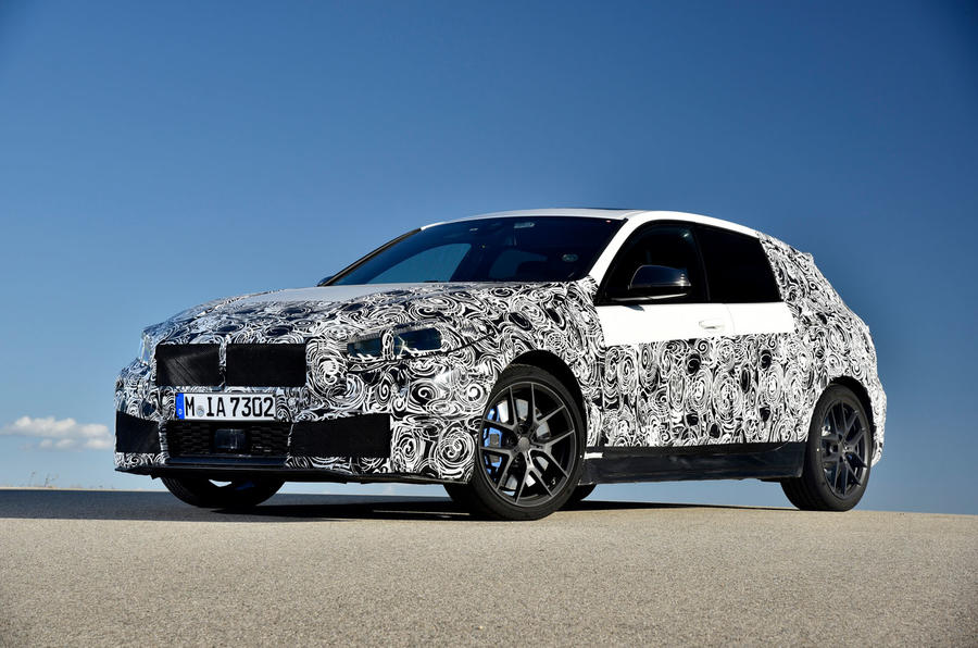 BMW 1 Series 2019 prototype drive - static front