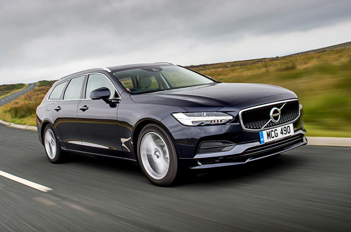 Volvo V90 T5 RDesign Pro 2018 UK first drive Autocar