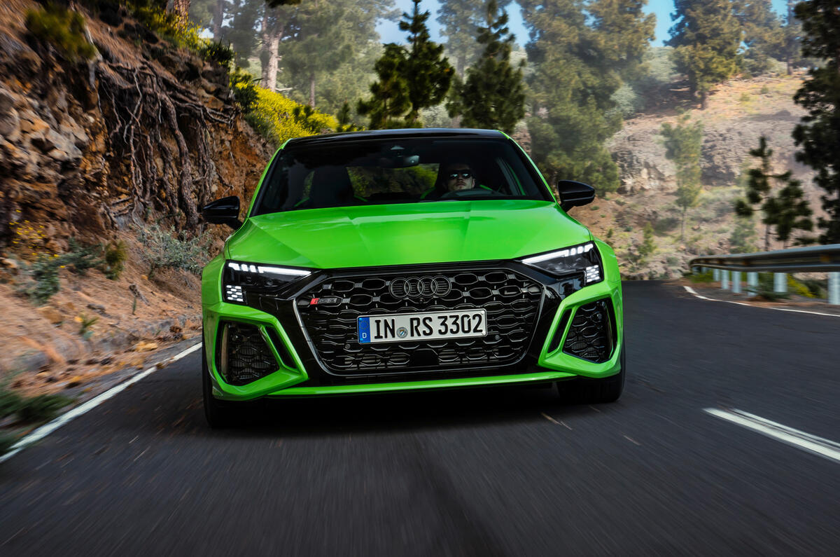 New 2021 Audi RS3 touches down with 395bhp for £50,900 | Autocar