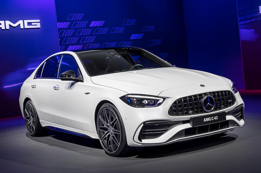 New 2022 MercedesAMG C43 gets mild hybrid and more power Autocar