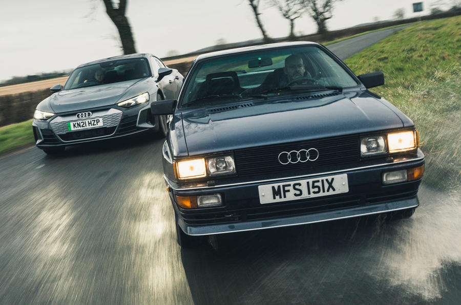 Fours to be reckoned with: Audi E-Tron GT vs Quattro