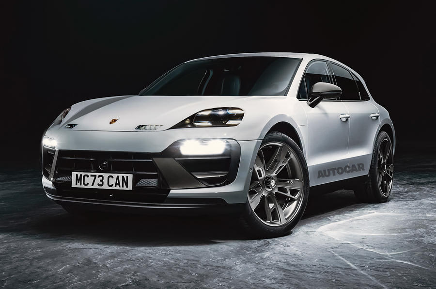 99 porsche macan ev render