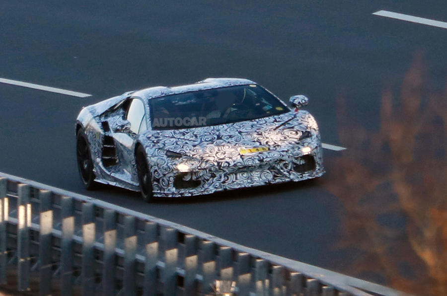 2023 Lamborghini Phev Supercar Aventador Successor Spotted Autocar 4919