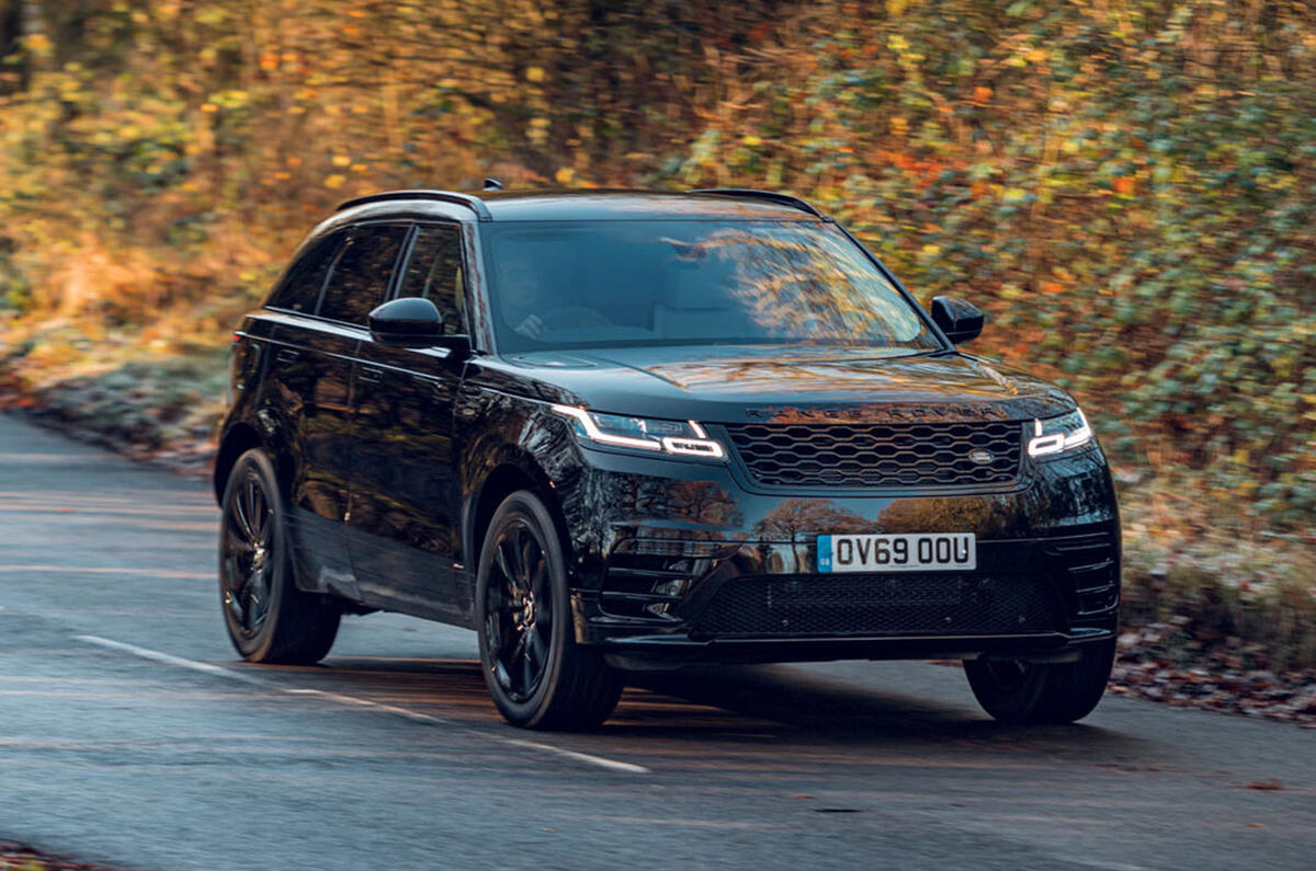 range rover velar blacked out