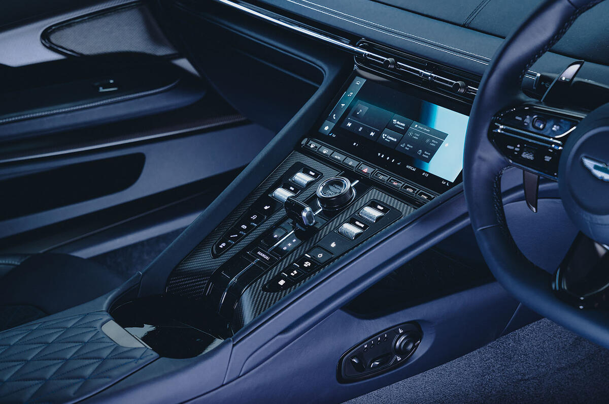 Aston Martin DB12 centre console