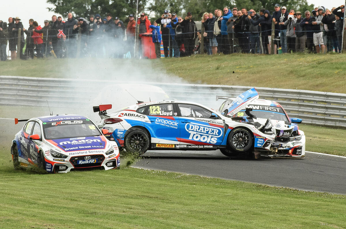 BTCC crash