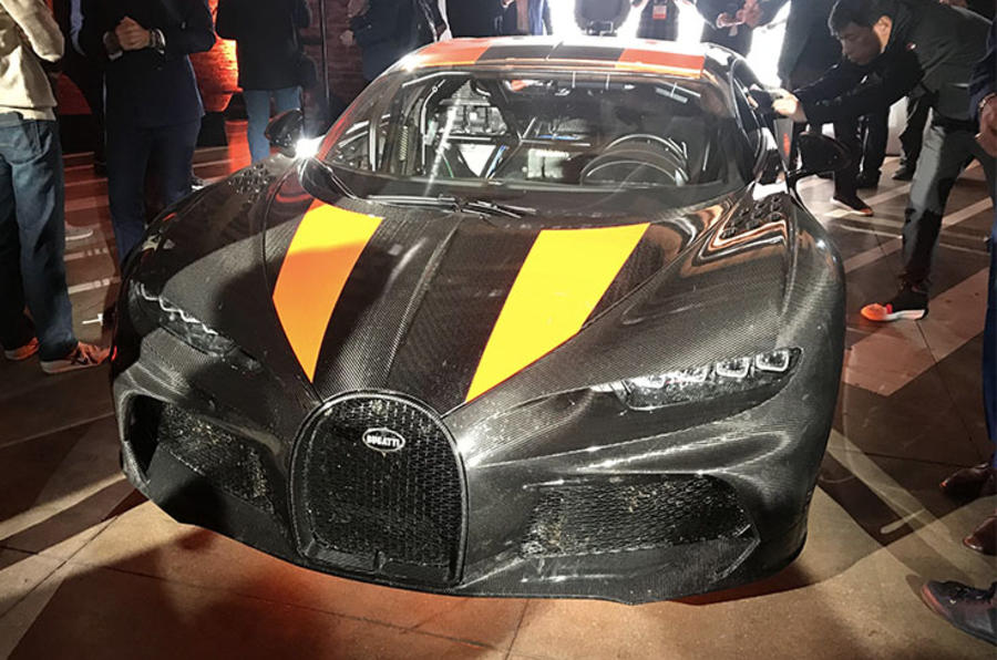 Record 304mph Bugatti Chiron makes public debut | Autocar