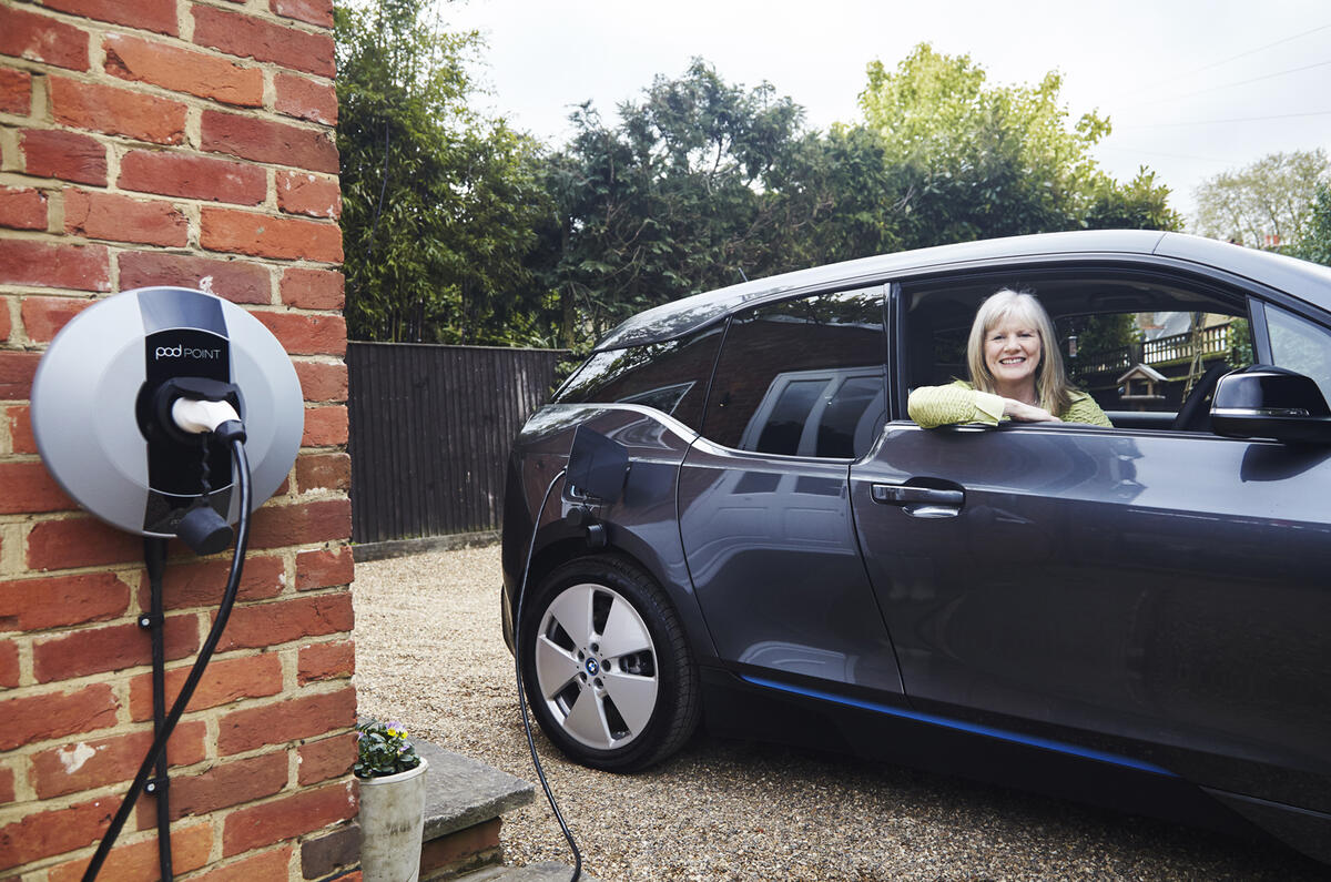 How do i charge deals electric car at home