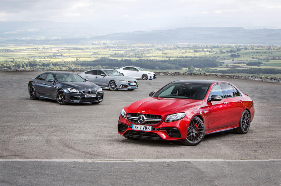 Mercedes Amg E 63 Vs Audi Rs7 Sportback Lexus Gs F Bmw M6 Gran Coupe Group Test Autocar