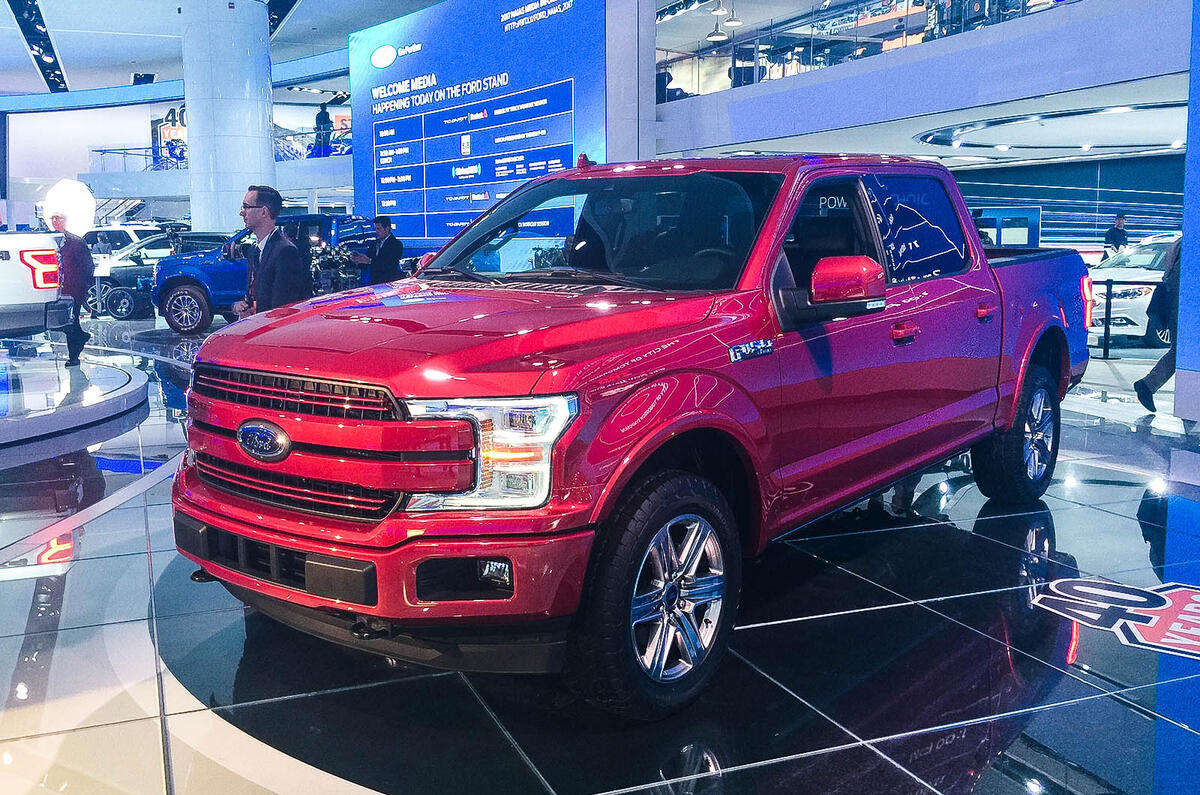 2017 Ford F-150 pick-up revealed with diesel option at Detroit motor ...