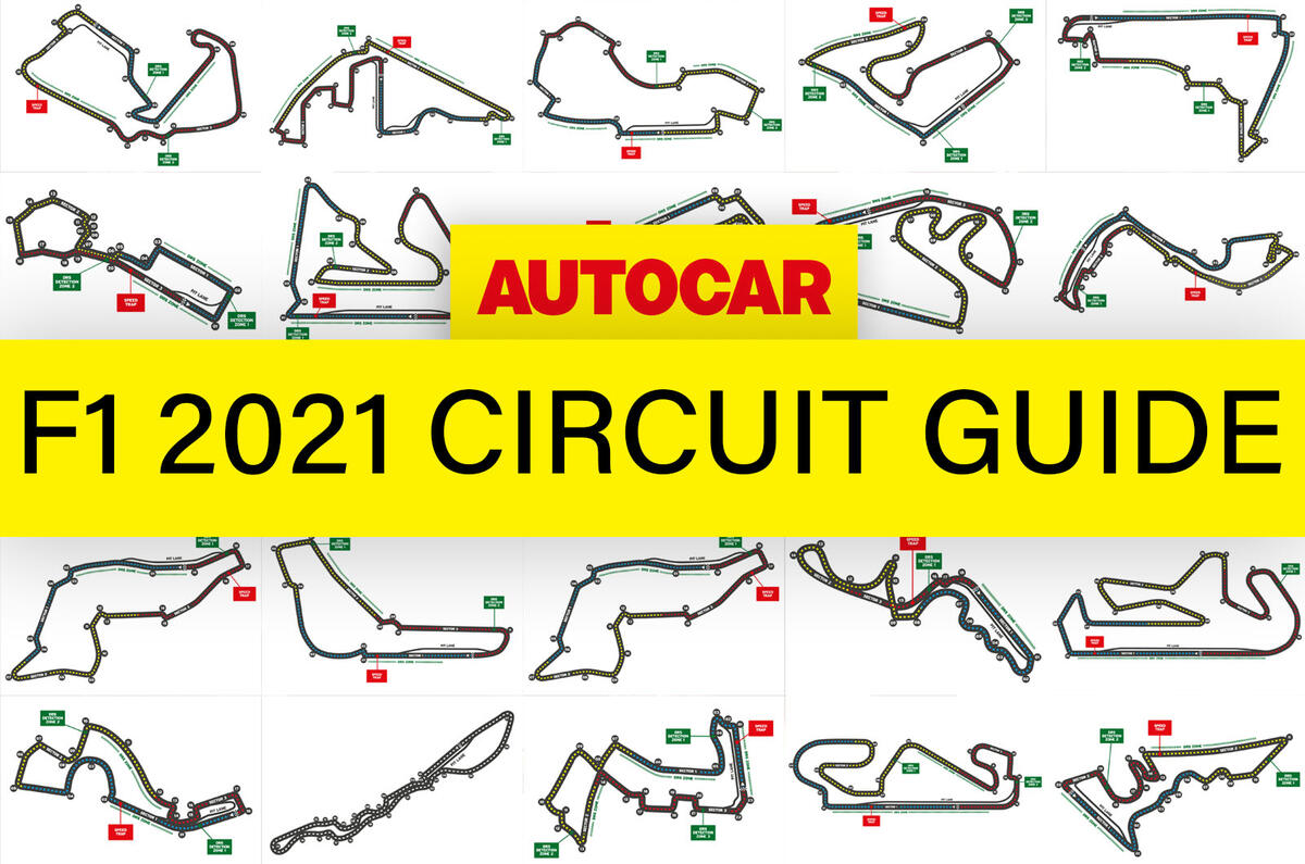 Formula One Circuit Guide 2021 Autocar   F1 Tracks 2 