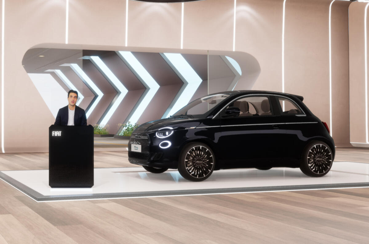 Fiat 500 sales Metaverse dealership