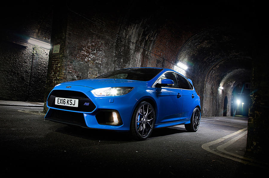 2016 Ford Focus RS UK drive first drive Autocar