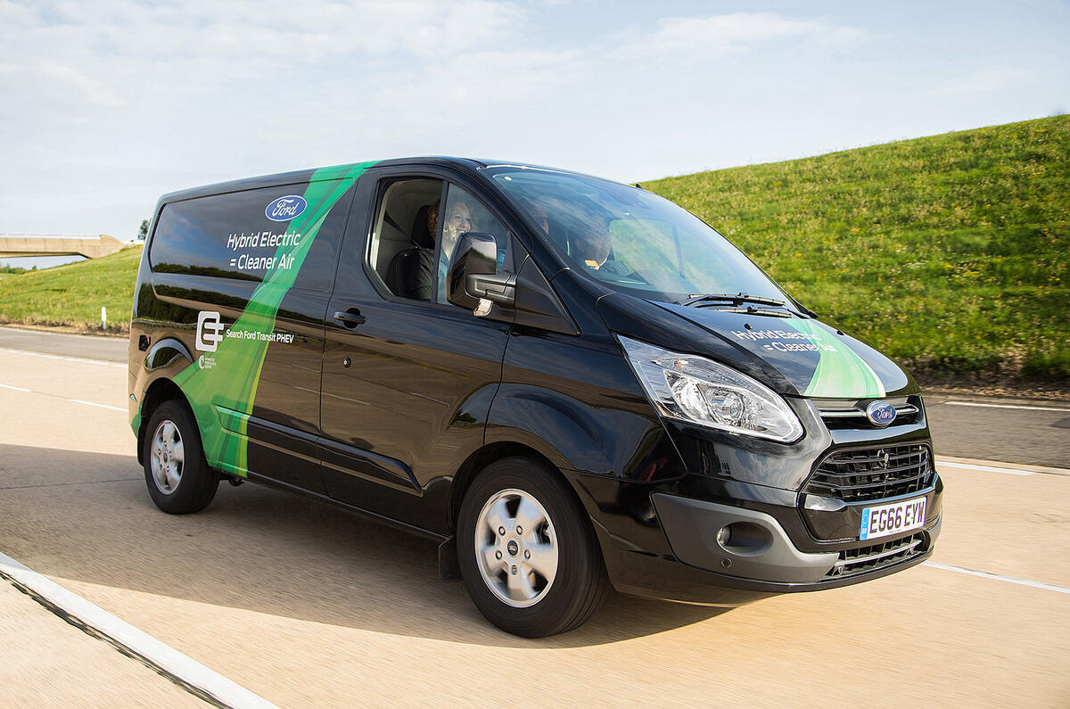 Ford electric store van range