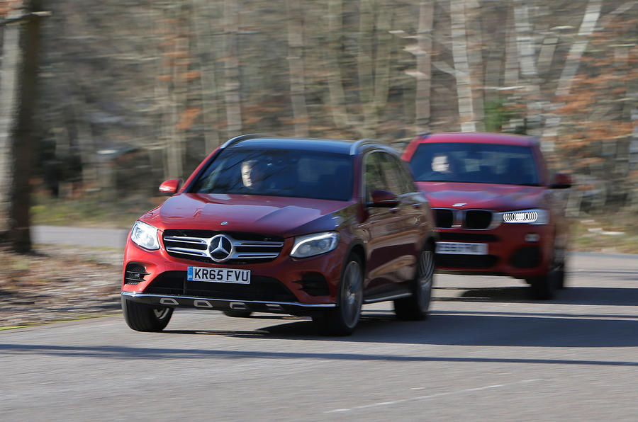 Mercedes Benz Glc Vs Land Rover Discovery Sport And Bmw X3