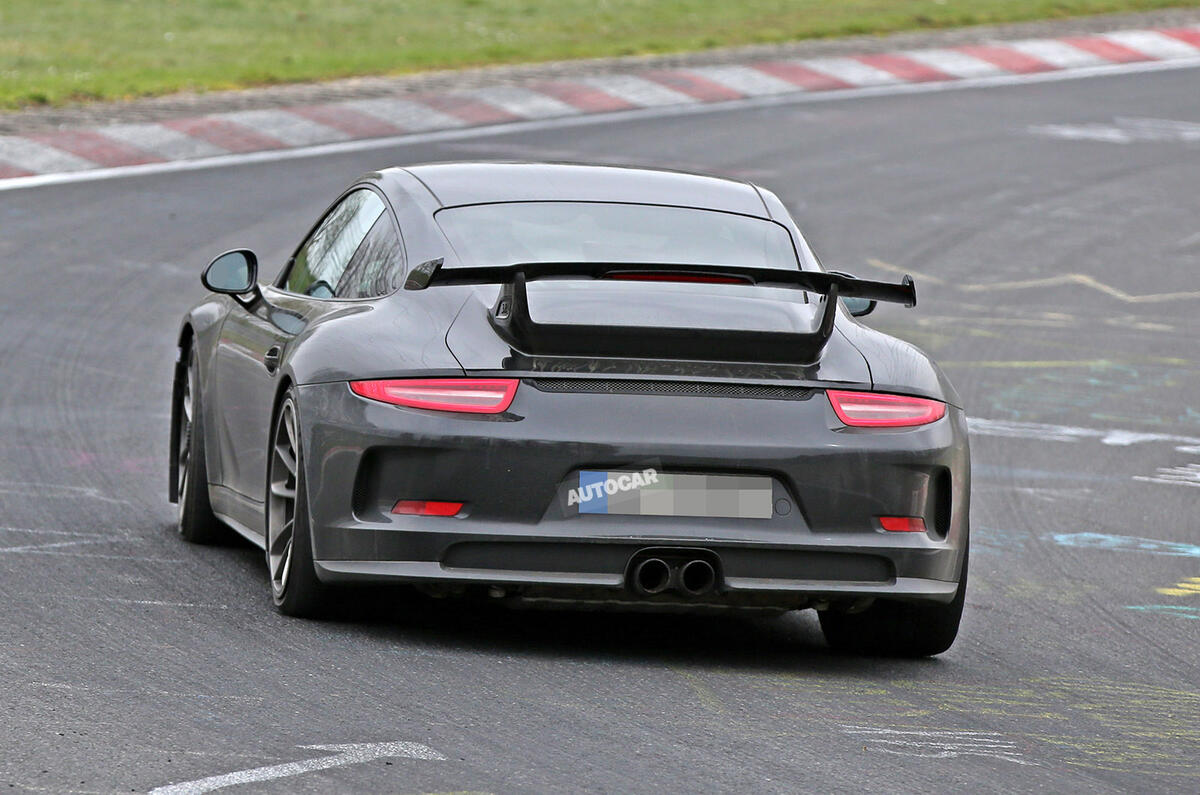 2017 Porsche 911 GT3 Facelift Spotted Undisguised | Autocar