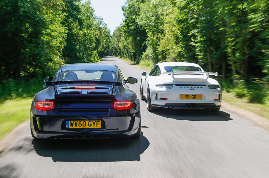 Old Vs New Three Generations Of The Porsche 911 Gt3 Tested Autocar