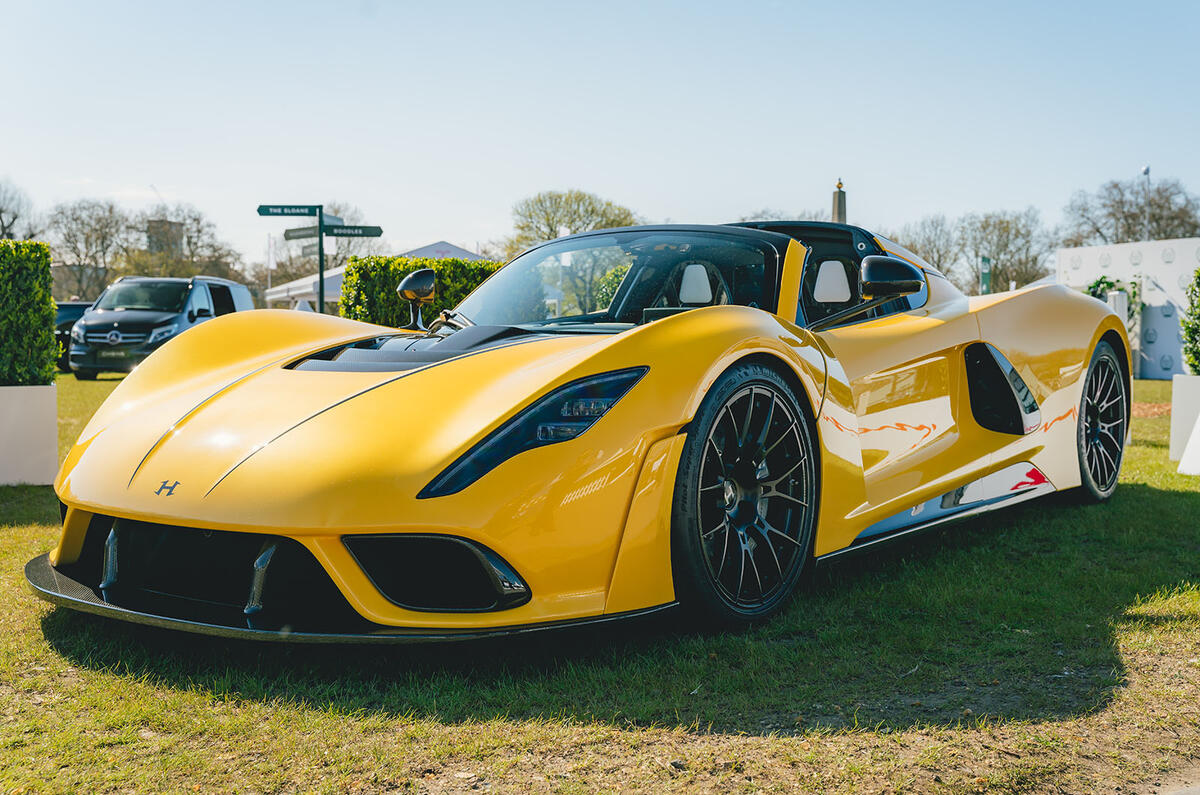 Hennessey Venom F5 Roadster makes UK debut at Salon Priv Autocar