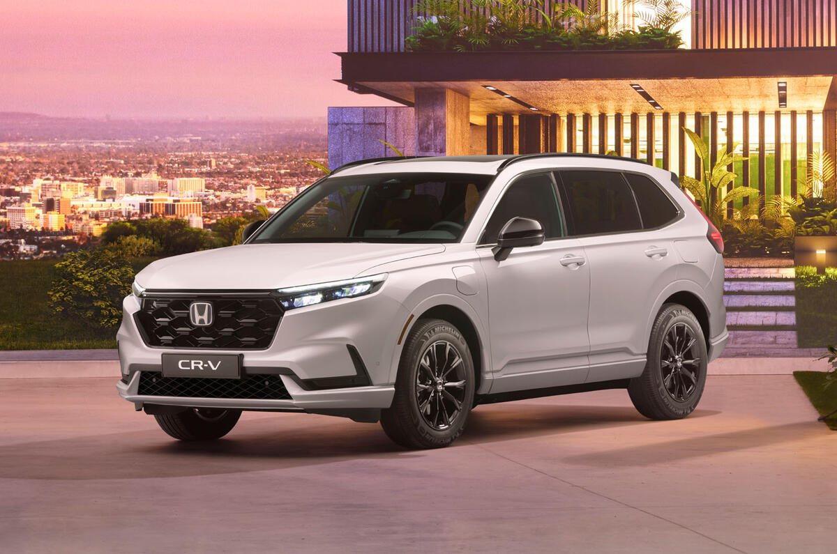 Crv hybrid deals range