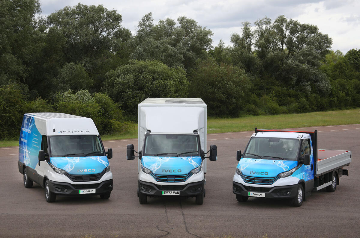 Iveco electric deals van