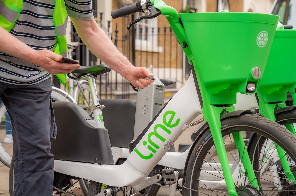 lime rental bikes