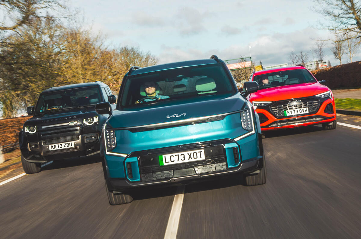 kia ev9 audi q8 etron land rover defender 110 phev jh 1