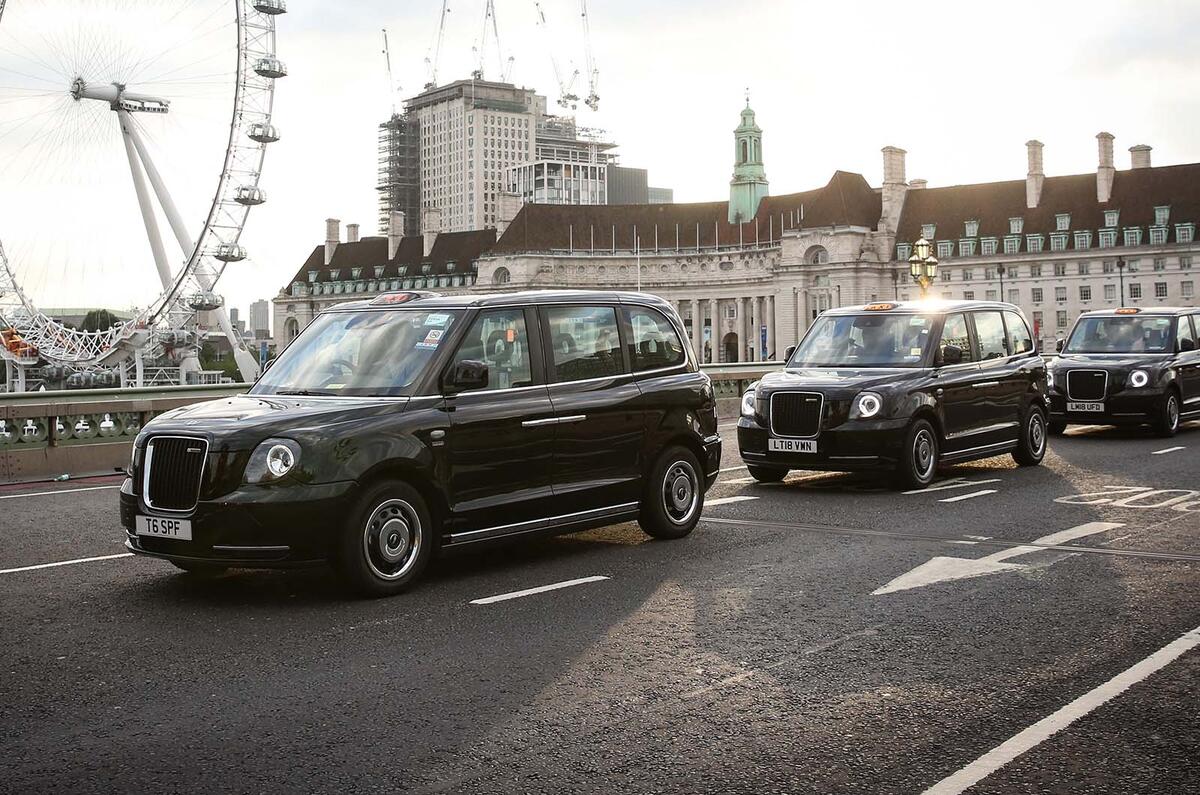 London on sale taxi ev