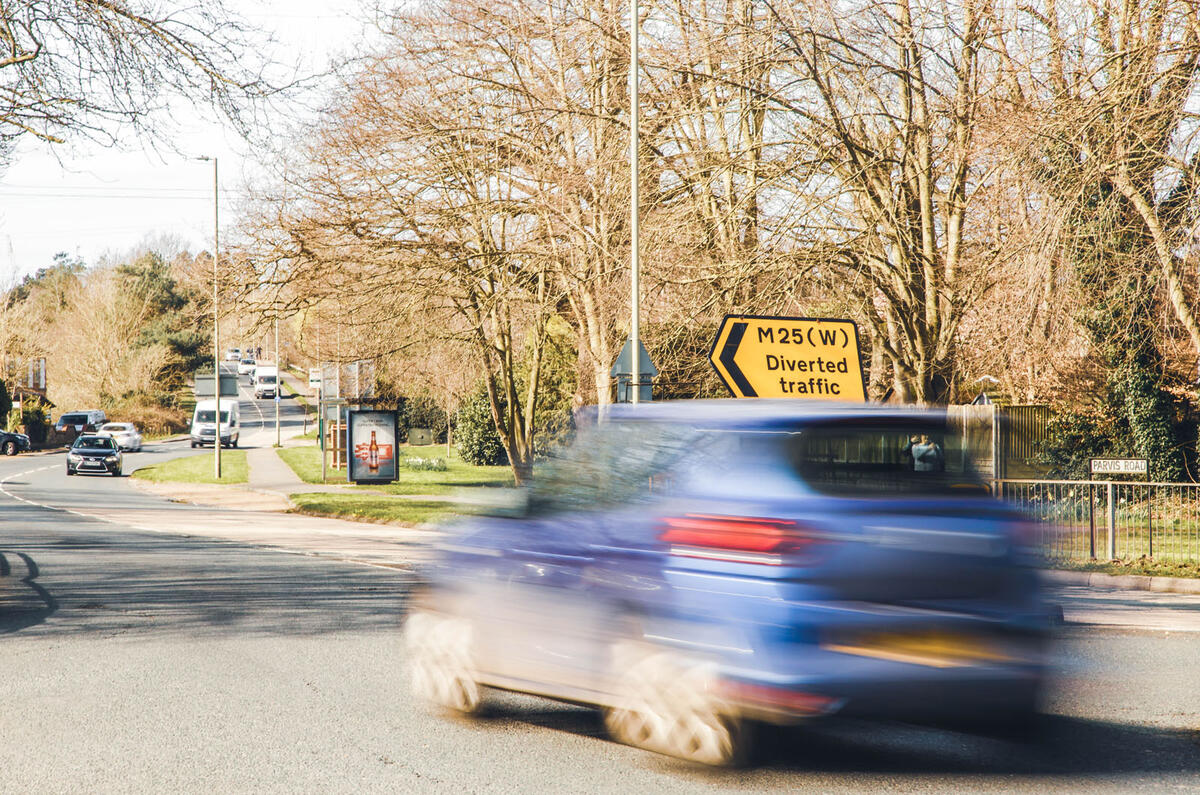 On the scene at the M25 closure did it really cause traffic chaos