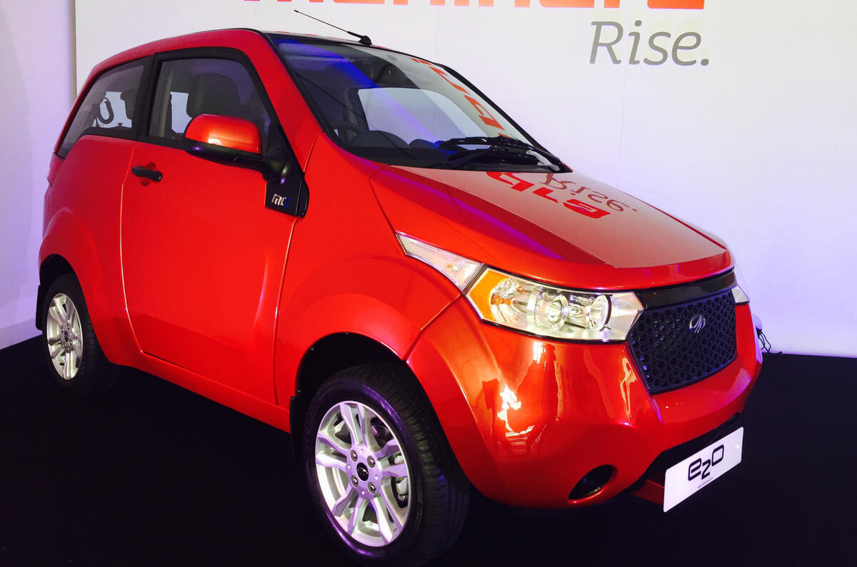 Mahindra e2o deals electric car price