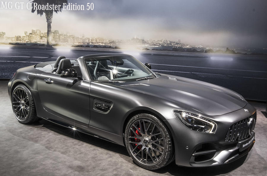 Mercedes Amg Gt C Roadster Edition 50 Heads Trio Of Special Models Autocar