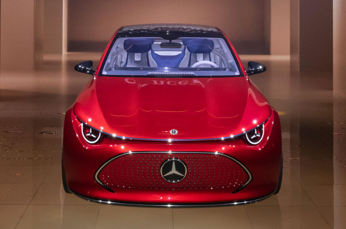 DRLs Of Mercedes CLA Concept To Be "electric Exhaust" Of Future EVs ...