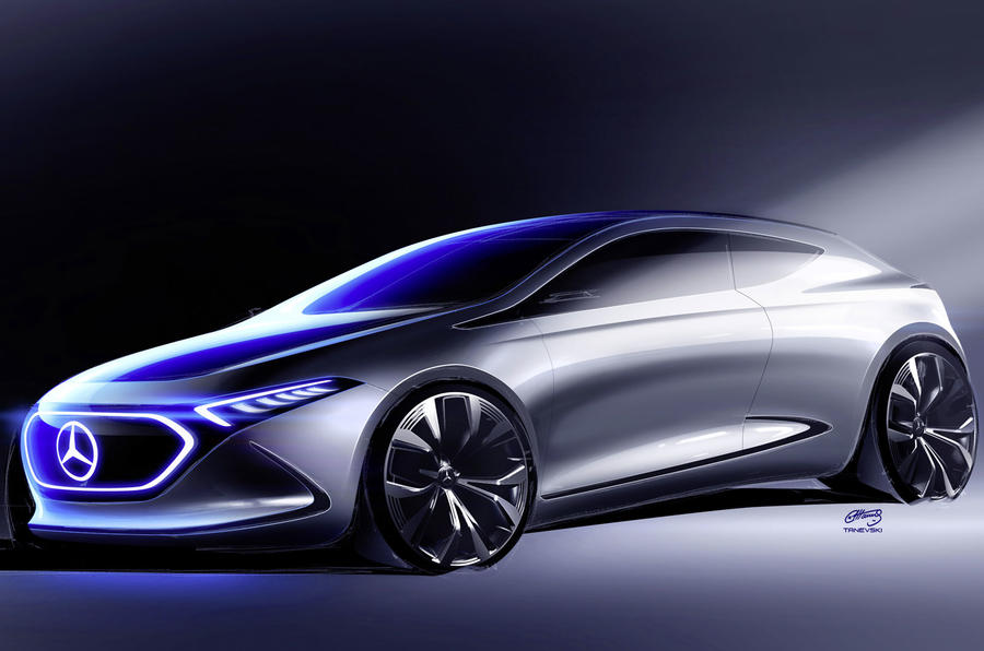 Mercedes Eq A Electric Hatchback Previewed Ahead Of Frankfurt Autocar