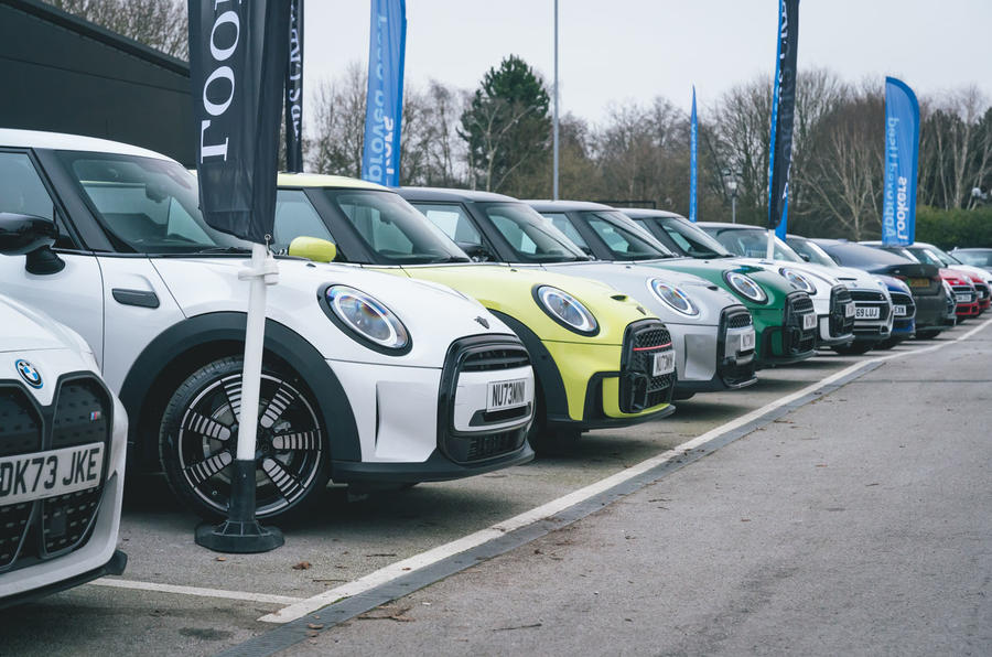 mini dealership forecourt