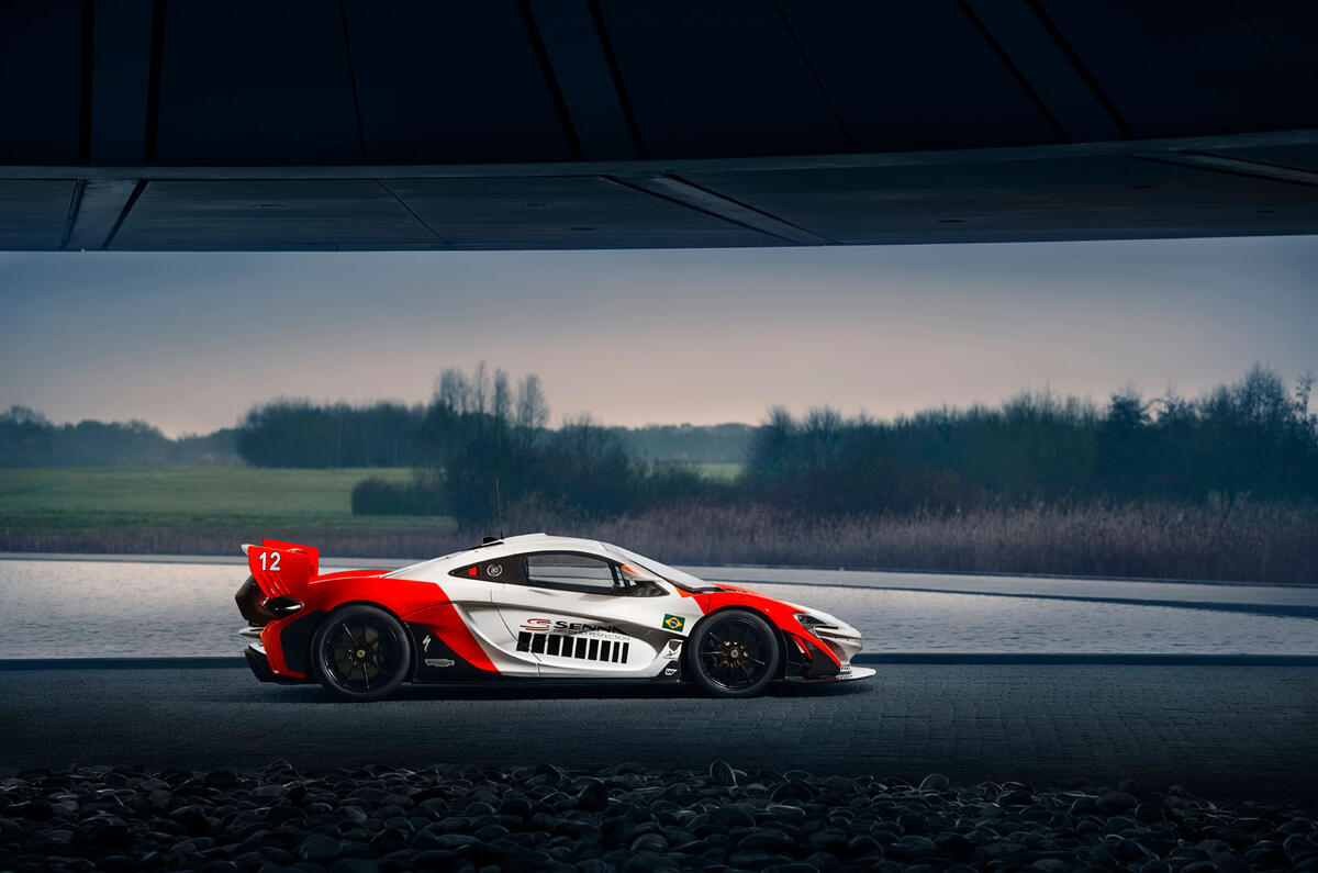 Mclaren Reveals Bespoke P1 Gtr Inspired By Ayrton Senna Autocar