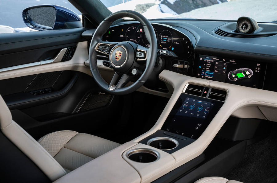 Opinion: New Taycan interior shows off Porsche's heavy touch | Autocar