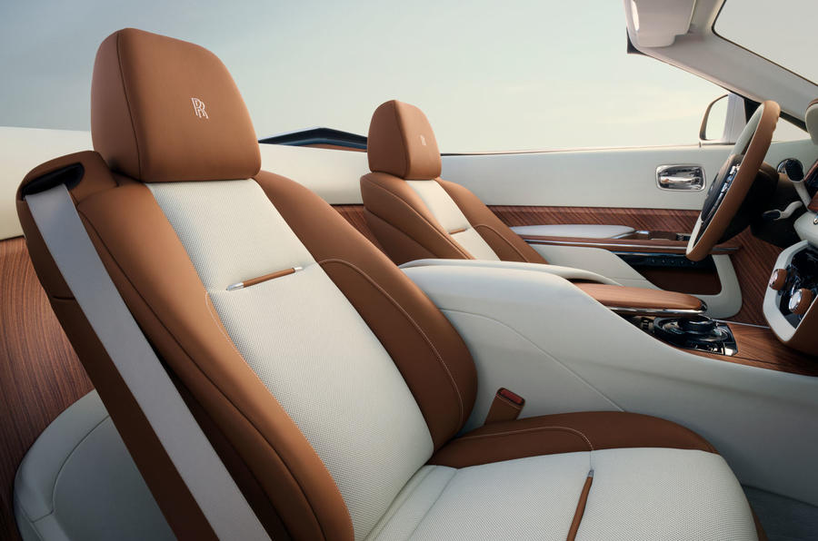 Rolls Royce Droptail Arcadia seats