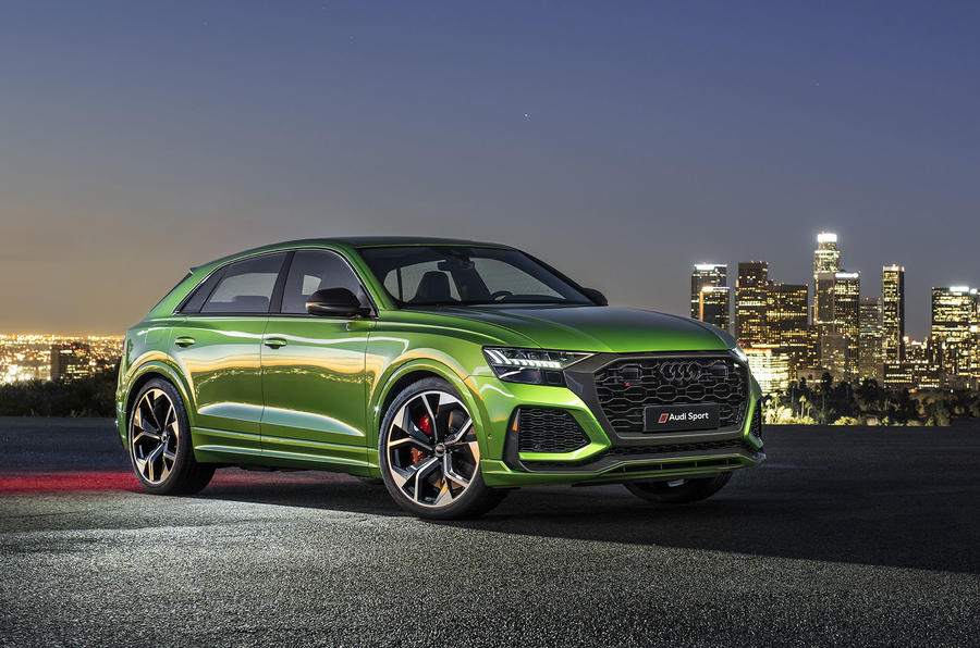 2020 audi rs q8 arrives with 591bhp mild hybrid v8  autocar