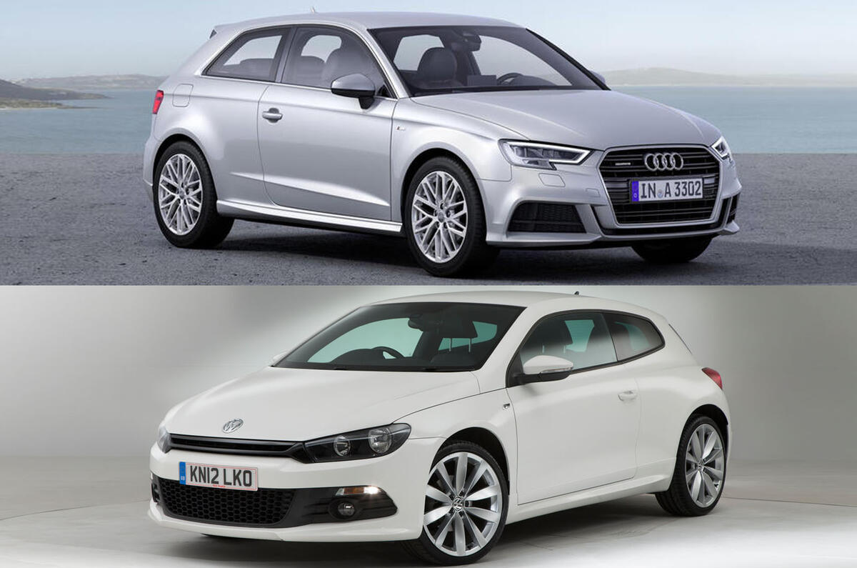 Audi A3 three-door and Volkswagen Scirocco axed in UK | Autocar