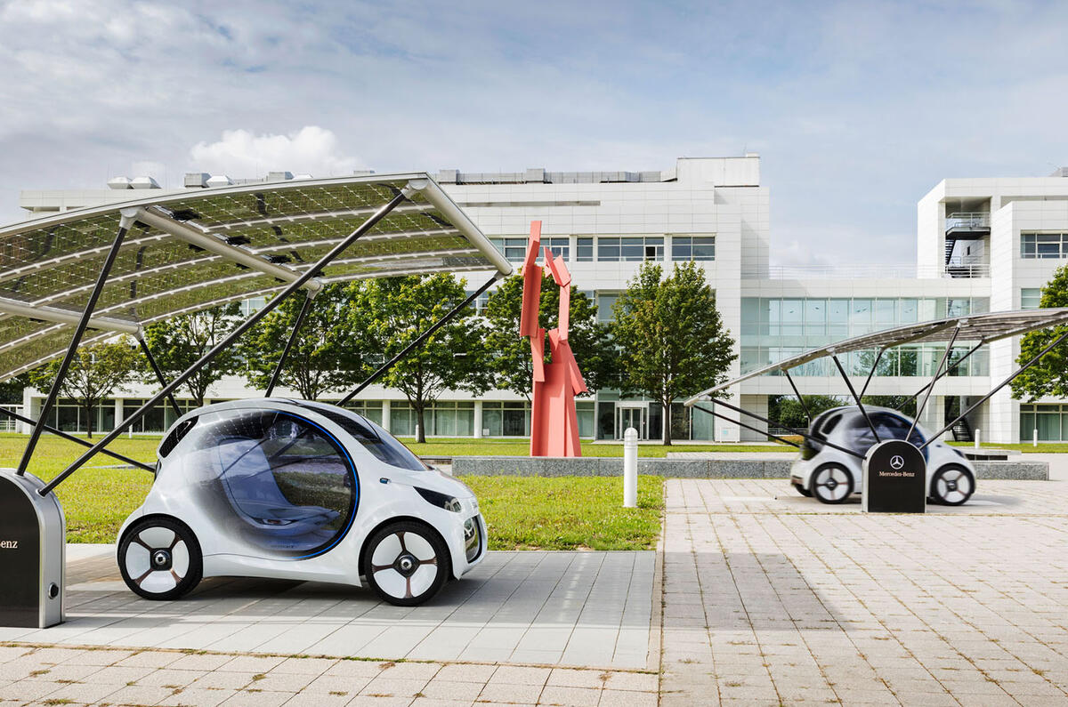 Smart Vision EQ makes public debut as 'electric city car of future ...