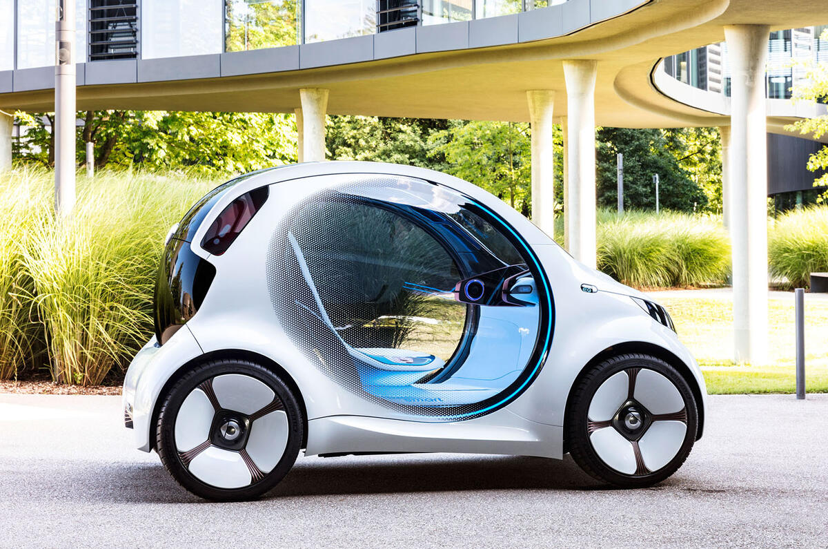 Smart Vision EQ makes public debut as 'electric city car of future