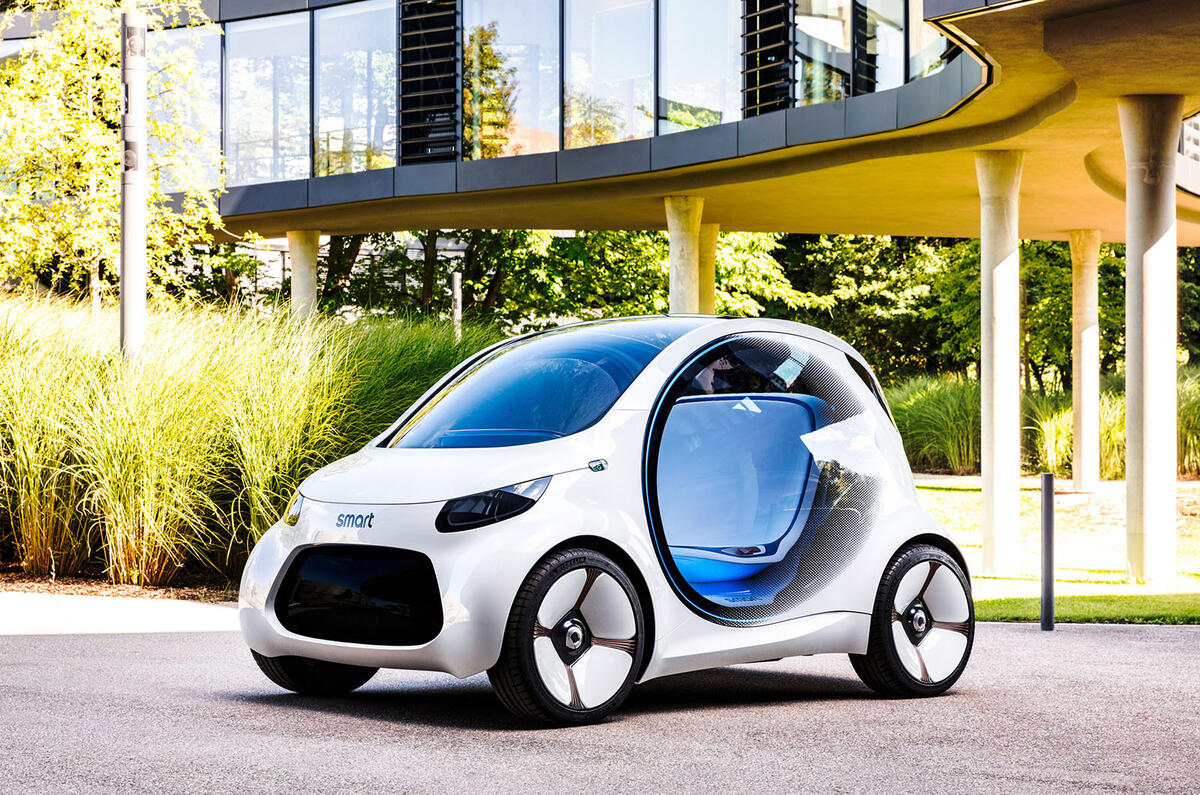 Smart Vision EQ makes public debut as 'electric city car of future ...