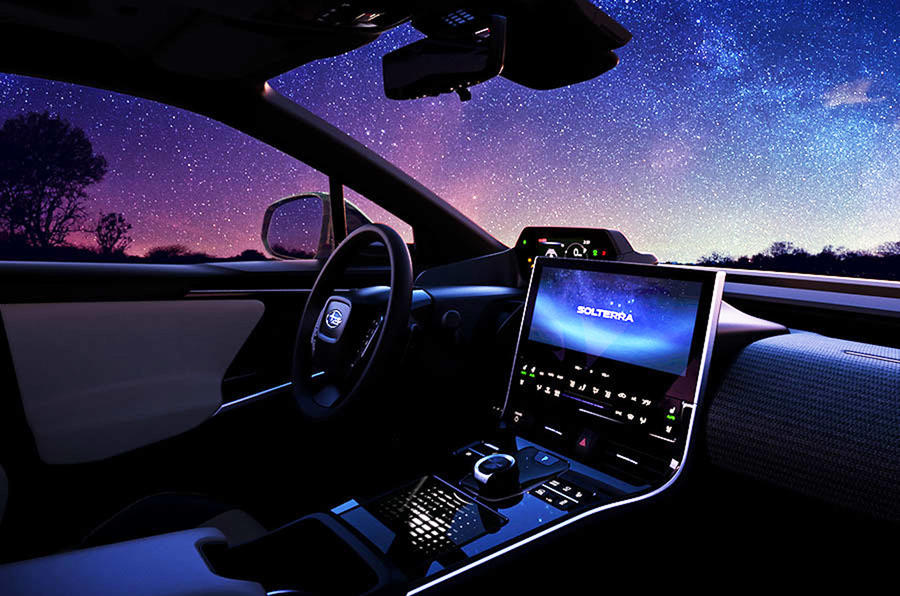 2022 Subaru Solterra EV's radical new interior previewed Autocar
